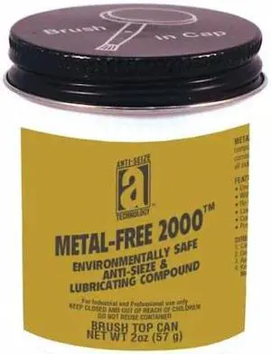 ANTI-SEIZE TECHNOLOGY 20002 Anti-Seize Compound,Metal-Free Base,Gray