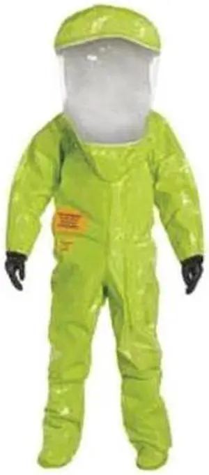 DUPONT TK587SLY2X000100 Encapsulated Train Suit,Lvl A Train,2XL