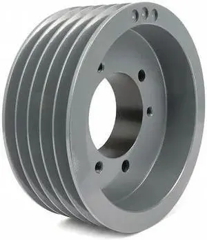 ZORO SELECT 5V715 1/2 in to 2-15/16 in Quick Detachable Bushed Bore 5 Groove