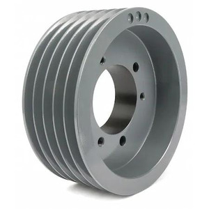 Zoro Select AK3234 3/4" Fixed Bore 1-Groove V-Belt Pulley – 3.25" OD, Cast Iron