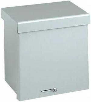 WIEGMANN RSC182406GNK Padlockable Hasp Electrical Enclosures, 24 in H, 6 in D,