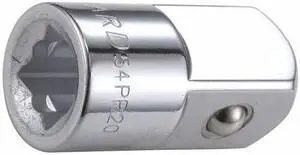 WESTWARD 54PR20 Drive Adapter,1/2", 3/4" Drive,1-1/2" L.