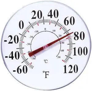 ZORO SELECT 49T439 Analog Thermometer,-60 to 120 Degree F