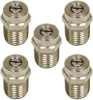 ZORO SELECT 1MDF9 Spray Nozzle,Male,Size 4.5,PK5