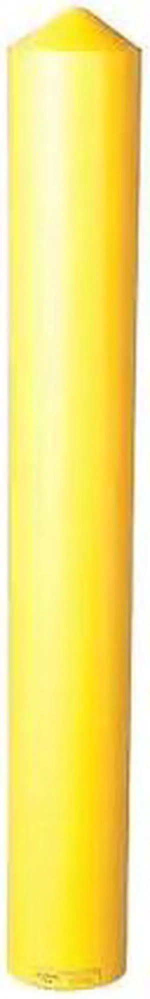 ZORO SELECT 1736 Post Sleeve,6 In Dia.,56 In H,Yellow