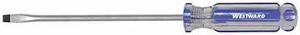WESTWARD 401M03 Screwdriver Slotted 1/8" 4 in Round