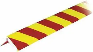 KNUFFI BY IRONGUARD SAFETY 60-6888 Corner Guard,Flat,Fluorescent Red/Yl