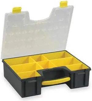 WESTWARD 2HFT2 8 Compartment Box, 13-5/32"L x 16-1/2"W x 4-1/2"H