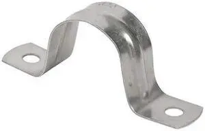 CALBRITE S630002S00 Two Hole Strap, Conduit; Pipe Use, 3 in, 316 Stainless