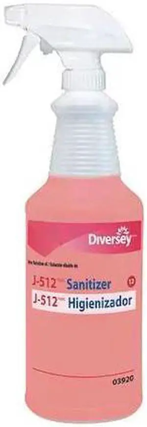 DIVERSEY D03920 32 oz. Clear, Plastic Trigger Spray Bottle, PK12