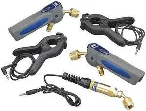 YELLOW JACKET 67023 Digital Pressure Temp. Gauge,2 Valves