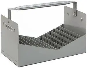 WESTWARD 35XR77 WESTWARD Nipple Caddy, Steel, Gray, 12-1/2 in W x 7 in D x