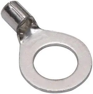 BURNDY YAD8CM12E12 One Hole Lug Compress Conct,8 AWG,PK10