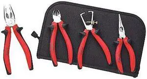 WIHA 32601 4 Piece Bi-Material Grip Plier Set Soft Vinyl Handle WIHA 32601 4 Piece Bi-Material Grip Plier Set Soft Vinyl Handle