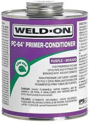 WELD-ON 13998 PC-64 Purple Primer-Conditioner PVC/CPVC Pint