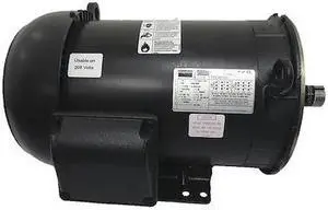 DAYTON 11W369 Three-Phase General Purpose Motor, 1 1/2 HP, 182TC Frame,