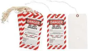 BRADY CLT4 Lockout Tag,7-1/2 x 4 In,Do Not Opr,PK25