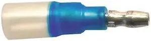 VELVAC 30369 Male Bullet Discon, Blue, 16-14AWG, PK10