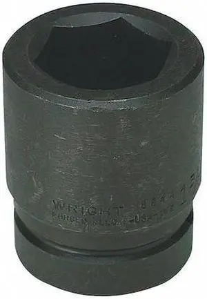 WRIGHT TOOL 8868 1" Dr, 2-1/8" Size, SAE, Impact Socket, 6 Pts
