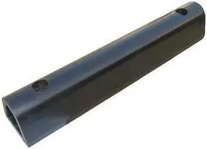 ZORO SELECT 22NT62 Dock Bumper,4x4-1/4x24 In.,Rubber