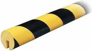 KNUFFI BY IRONGUARD SAFETY 60-6712 Edge Guard,Rounded,Black/Yellow