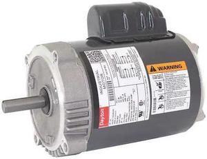 DAYTON 6K181BG Capacitor-Start General Purpose Motor, 1/3 hp HP, 115/208-230V