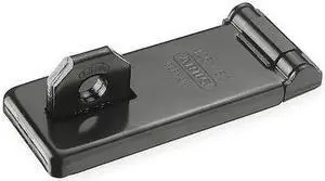 ABUS 125/150 High Security Hasp,Hardened Steel,Black