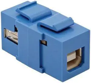 HUBBELL PREMISE WIRING SFUSBABB USB Connector,A to B, 2.0 Reversible,Blu