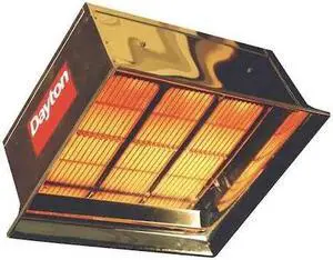 DAYTON 3E462 Gas Infrared Flat Panel Heater, LP, 90,000 BtuH Input, 22 1/2 in H