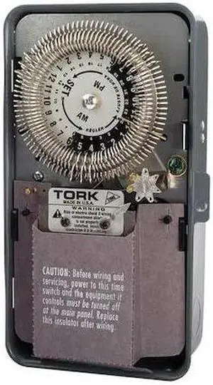 TORK 8001U Electromechanical Timer,480V,SPDT-NO/NC