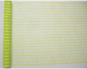 ZORO SELECT 33L959 Safety Fence, 4 ft. H, 100 ft. L, Y/G
