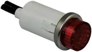 DAYTON 22NY47 Raised Indicator Light,Red,120V