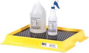 ENPAC 5248-YE Spill Tray,  2.5 gal.,Black/Yellow