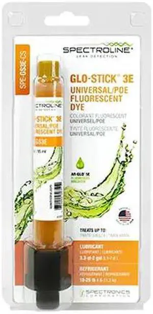 SPECTROLINE SPE-GS3E-CS Fluorescent Dye,Amber,0.5 oz,Cartridge