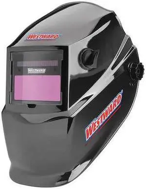 WESTWARD 33N556 Auto Dark Welding Helmet, 4, 9-13, Black WESTWARD 33N556 Auto Dark Welding Helmet, 4, 9-13, Black