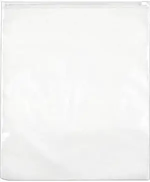 ZORO SELECT 55NK55 Reclosable Poly Bags, 13" x 13", 2.75 mil, Clear, Slide