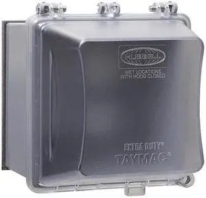 TAYMAC MM7420C 2 -Gang Vertical While In Use Weatherproof Cover, 5.427" W,