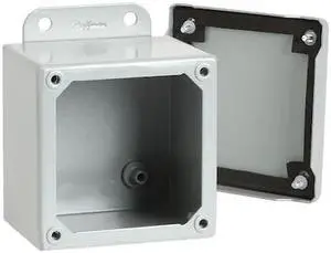 NVENT HOFFMAN A8066SC Captive Screws Electrical Enclosures, 8 in H, 6 in D, 6