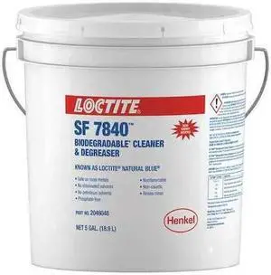 LOCTITE 2046048 Cleaner/Degreaser, 5 Gal Pail, Liquid