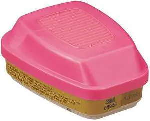 3M 60926 Combination Cartridge/Filter, 3M 6000/FF-400 Series, P100, Bayonet,