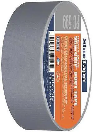 SHURTAPE PC 009 SIL-48mm x 55m-24 rls/cs Duct Tape,9 mil,Silver,PK24 SHURTAPE PC 009 SIL-48mm x 55m-24 rls/cs Duct Tape,9 mil,Silver,PK24