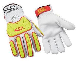 RINGERS GLOVES 665-08 Leather Impact Gloves, Cut Level A5 ,Uncoated ,S 1 PR