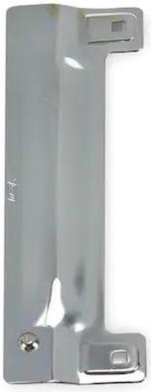 ZORO SELECT 2MDH9 Universal Latch Guard, Chrome, Steel, 11-3/4"L x 3-1/2"W