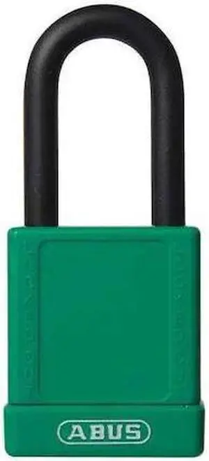 ABUS 19603 Lockout Padlock,KD,Green,1-3/4"H,PK6
