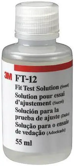 3M FT-12 Fit Testing Solution,Saccharin,55mL