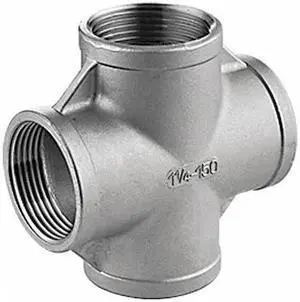 ZORO SELECT 400X111N020 2" FNPT 304 SS Cross