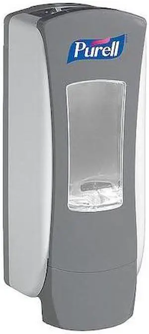 PURELL 8824-06-UV ADX-12 Dispenser, UV Resistant, Push-Style, 1250mL, Gray
