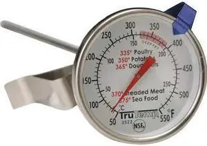 TAYLOR 3522 12" Analog Deep Fry Thermometer with 50 to 550 (F)