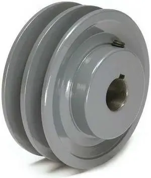 TB WOOD'S 2AK491 1" Fixed Bore 2 Groove Standard V-Belt Pulley 4.75" OD
