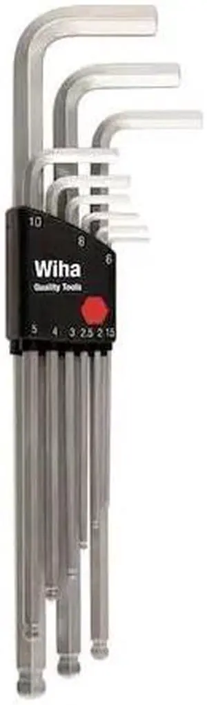 WIHA TOOLS 66994.G 9 Piece Metric L-Shape Hex Key Set, 66994.G